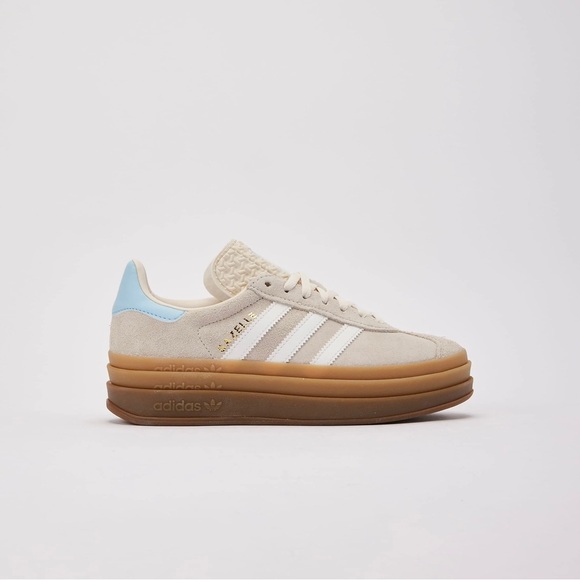 Adidas Gazelle Bold Wonder White Cloud White GS - Picture 3 of 5